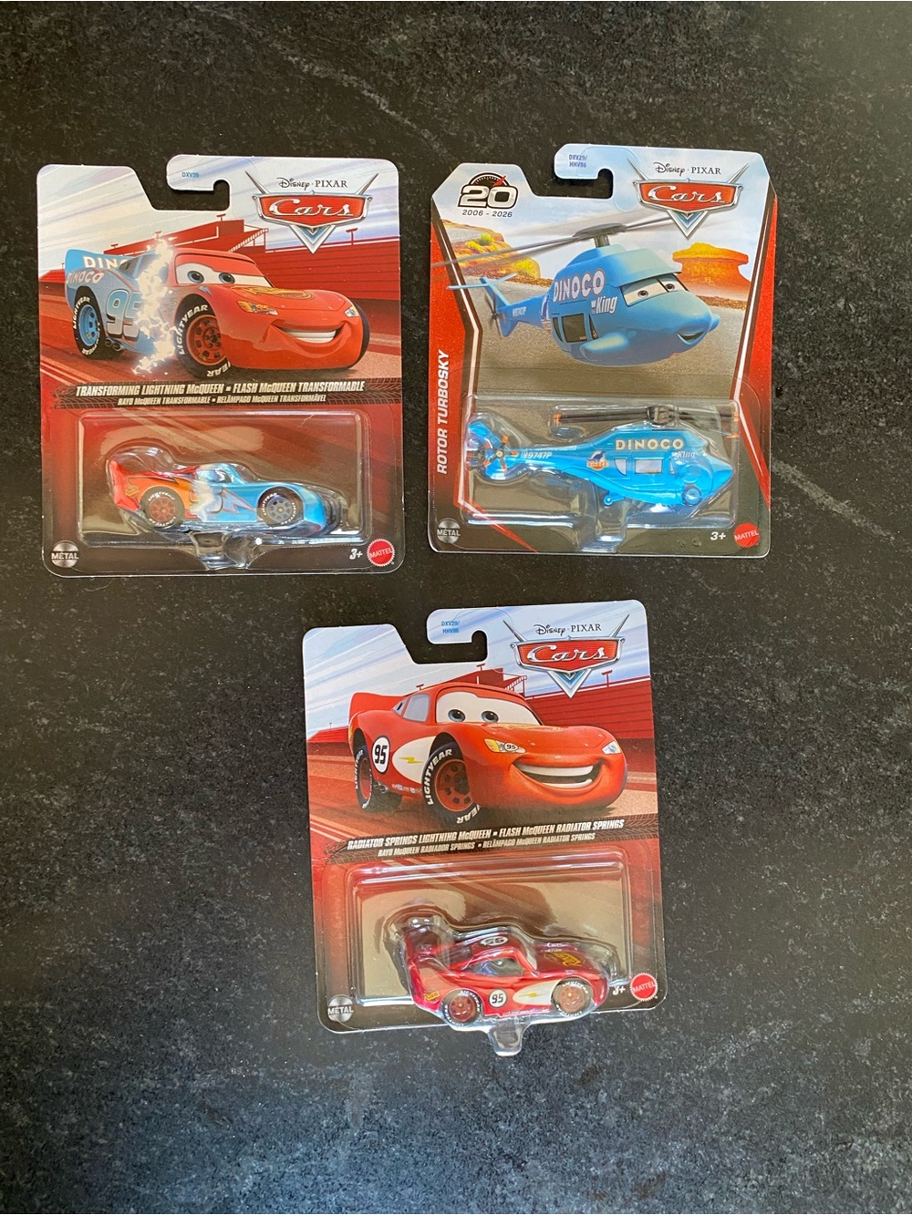 Disney Pixar cars lot of 3 — lightning McQueen